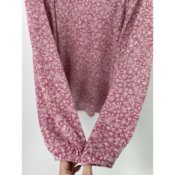 Studio B By Bobeau Plus Size Floral Puff Sleeve Blouse Size 3x Boho Peasant‎ - Picture 4 of 9